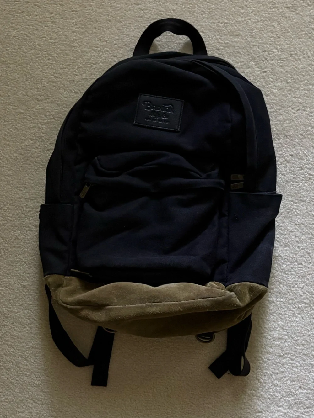 Brixton Men's Basin Black Backpack.